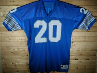 Barry Sanders 20 Detroit Lions Champion Jersey Size:xxl (2xl) 52