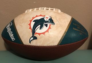 Miami Dolphins Full Sized Football Limited Edition Bowl 1972 1973