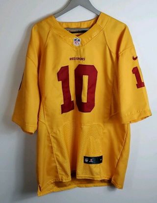 Nike Robert Griffin Iii Washington Redskins Jersey Size 52 Yellow Authentic