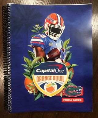 2019 Florida Gators Football Orange Bowl Media Guide Spiral