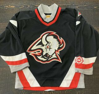Vintage Koho Buffalo Sabres Red/black Goat Head Stitched Jersey Youth Sz S/m