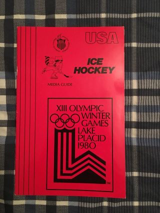 Lake Placid 1980 Winter Olympics Ice Hockey Team Media Guide