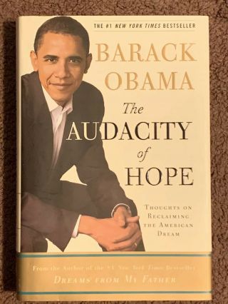 President Barack Obama Autograph Signed The Audacity Of Hope White House