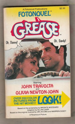 Grease = Bronte Woodard = Photonovel = Olivia Newton - John John Travolta = 1st Pb