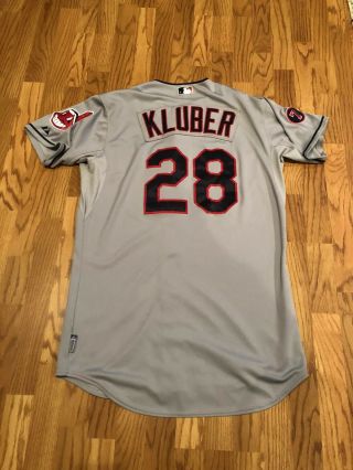 Corey Kluber Game Jersey,  Cleveland Indians,  Mlb Auth,  Starting Pitcher