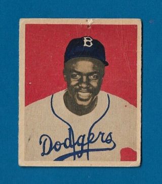 1949 Bowman 50 Jackie Robinson,  Brooklyn Dodgers Rookie