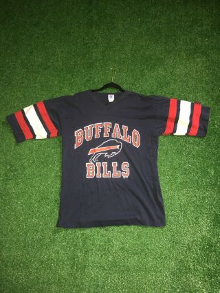 Vintage 90s Buffalo Bills Nfl Football Logo 7 Shirt Men’s Size Xl Made In Usa