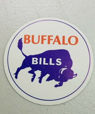 Very Rare Buffalo Bills Vintage Nfl Sticker From 1970 