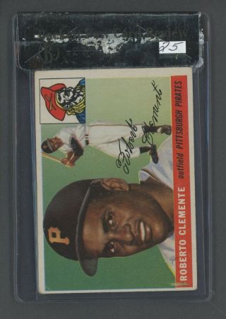 1955 Topps 164 Roberto Clemente Pittsburgh Pirates Rc Rookie Hof Bgs 2.  5 Rcr