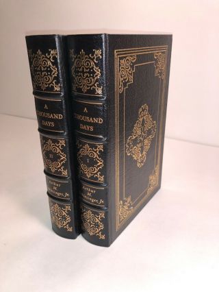 A Thousand Days Vol I & Ii John F.  Kennedy In The White House The Easton Press