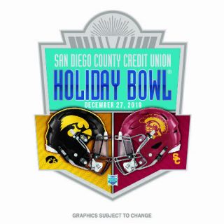 2019 Iowa Hawkeye Holiday Bowl Game - 3 Pins
