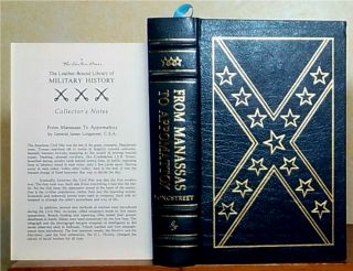 From Manassas To Appomattox By General James Longstreet,  Easton Press