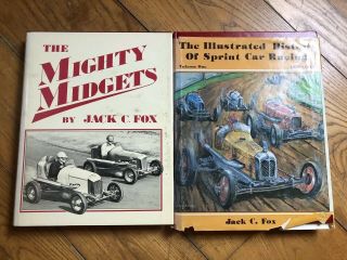 Jack Fox Books The Mighty Midgets,  The Illustrated History Of Sprint Car Racing
