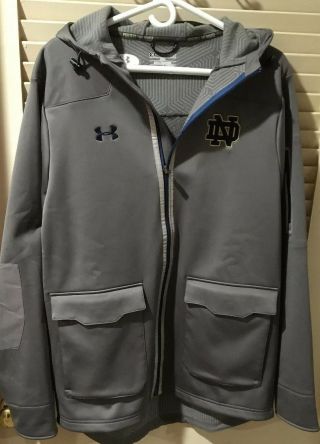 Under Armour Cold Gear Large Notre Dame Jacket