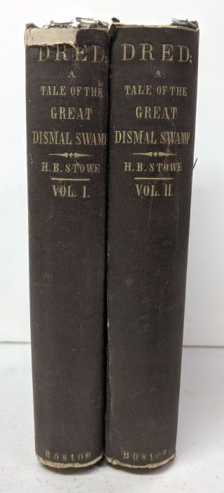 Dred; Tale Of The Great Dismal Swamp Harriet Beecher Stowe 1856 1st Ed Fair Cond