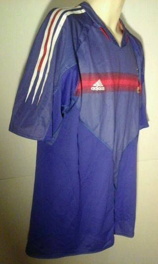 Adidas France Mens Vintage Soccer Jersey Footbal Club FFF 3 Season ClimaCool XL 3