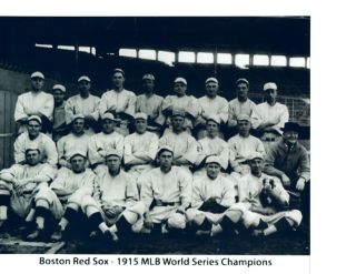BOSTON RED SOX 8X10 TEAM PHOTOS SET OF 5 WORLD SERIES 1903 1912 1915 1916 1918 3