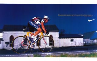 Nike Poster Lance Armstrong Full Size 23x35 " Cycling What Are You On?
