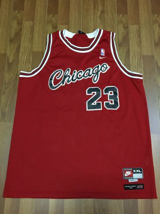 Mens 2xl - Vtg Nba Chicago Bulls 23 Michael Jordan Nike 1984 Rookie Sewn Jersey