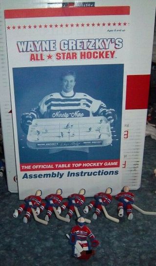 Wayne Gretzky Hockey Game Montreal Canadiansteam Table Hockey Game 1990 