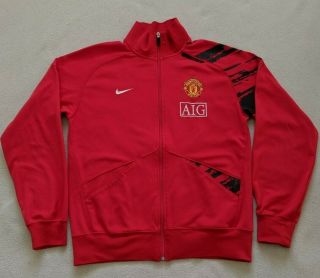 G3 Nike Manchester United (the Red Devils) Football Soccer Jacket Long Sleeve M