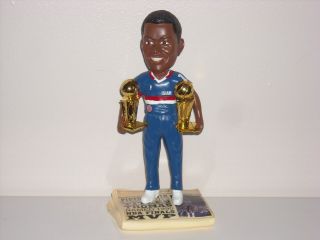Isiah Thomas Detroit Pistons Bobble Head 1989 - 90 Nba Champs Trophy Limited