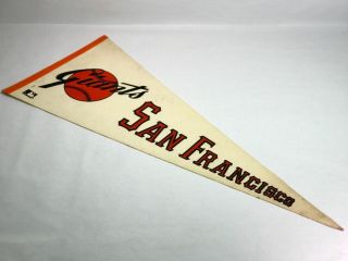 1977 - 82 Sf San Francisco Giants Mlb Logo Baseball Pennant - Full Size 30 "