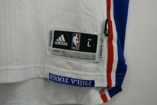 Adidas Mens Large Ben Simmons Philadelphia 76ers White Blue NBA Player Jersey 3