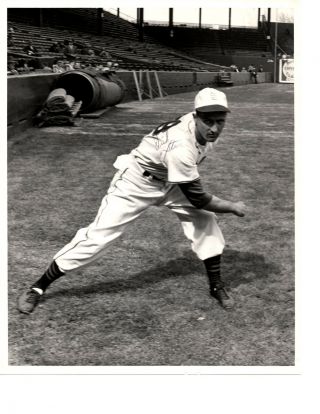 Dick Starr St.  Louis Browns 8x10 Photo Baseball Autographed