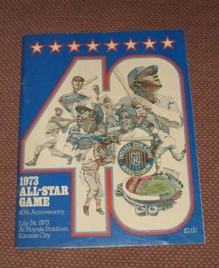 1973 All - Star Game Program - Kansas City -