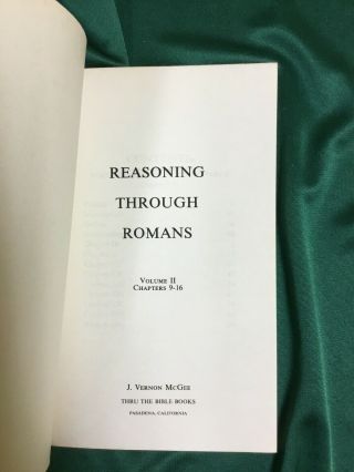 Reasoning Through Romans (Part I and II) (Set of Two Books) by J.  Vernon McGee 3