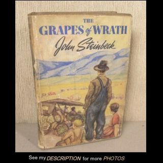 1939 Book Grapes Of Wrath John Steinbeck 1st Ed 3rd Printing Pre Publication