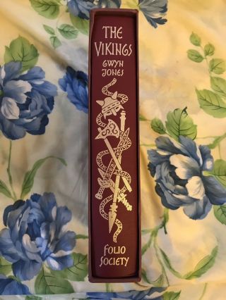 The Vikings By Gwyn Jones - Folio Society Hardback Book With Slipcase 1999 Fs