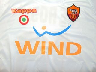 AS Roma 08 - 09 Daniele De Rossi Away UCL Kappa Shirt Italy Boca Juniors Italia 3