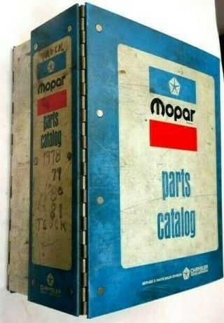 1978 Thru 1981 Mopar Truck Parts Catolog - Dealer Book W/ Little Red Express -