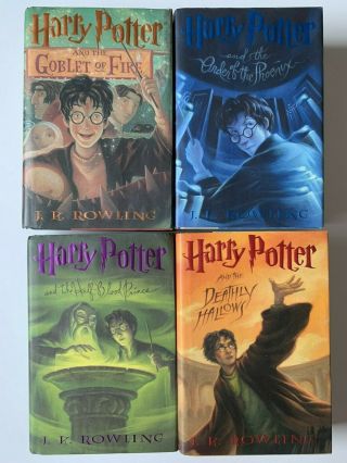 1st Edition 1st Printings Harry Potter Book Set And Sorcerer 