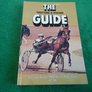 Harness Horse Racing 1992 Usta Trotting And Pacing Guide Precious Bunny