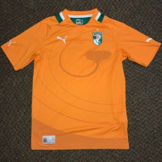 Puma Ivory Coast Home Soccer Jersey Football Shirt 2011/2013 Mens Small