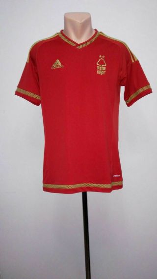 Football Shirt Soccer Nottingham Forest Home 2015/2016 Adidas Jersey Red Size S