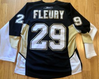 Reebok Authentic Pittsburgh Penguins Nhl Hockey Jersey Size 48 Marc - André Fleur