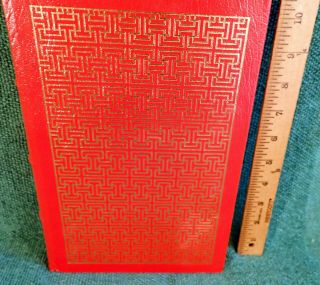 Red Leather Easton Press Book,  The Iliad Of Homer,  Pope Translation