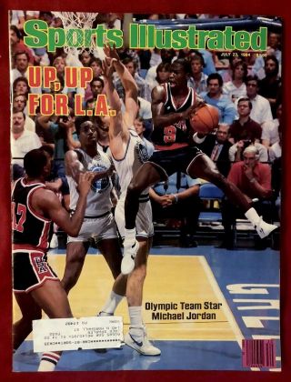 Sports Illustrated July 23,  1984 Michael Jordan Second Cover Usa Olympic Team