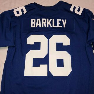 Nike York Giants Saquon Barkley Youth Football Jersey Size Large