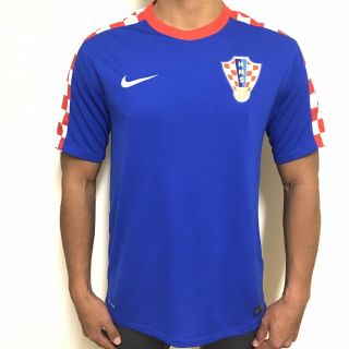 Nike Croatia World Cup Away 2014 Soccer Jersey Football Authentic Men’s Medium