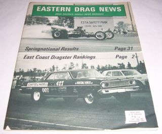 June 11,  1965 Eastern Drag News Atco Dragway - Cecil County - Summerduck - Vineland
