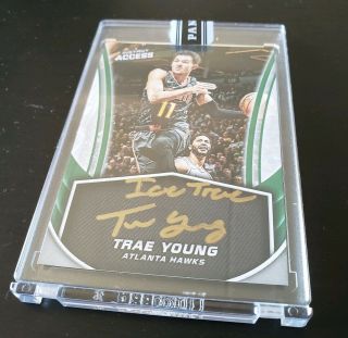 2018 - 19 Panini Instant " Ice Trae " Young Inscription Auto Autograph Rc Rookie /10