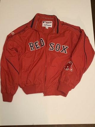 Majestic Authentic Boston Red Sox Full Zip Dugout Jacket Mens M