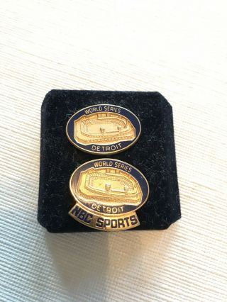 1984 Detroit Tiger World Series Press Pins