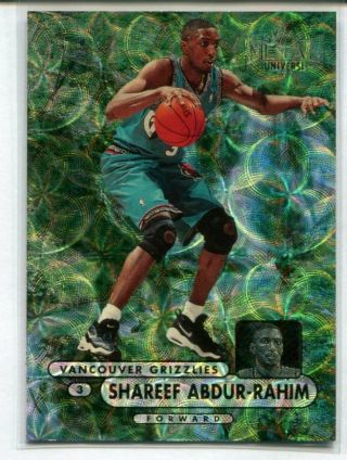 1997 - 98 Metal Universe 77 Shareef Abdul - Rahim Precious Metal Gems 13/50