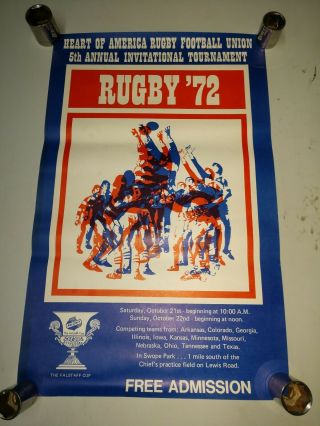 Heart Of America Rugby 72 Tournament Poster